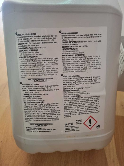 Redutor de PH Líquido 5l Cofan