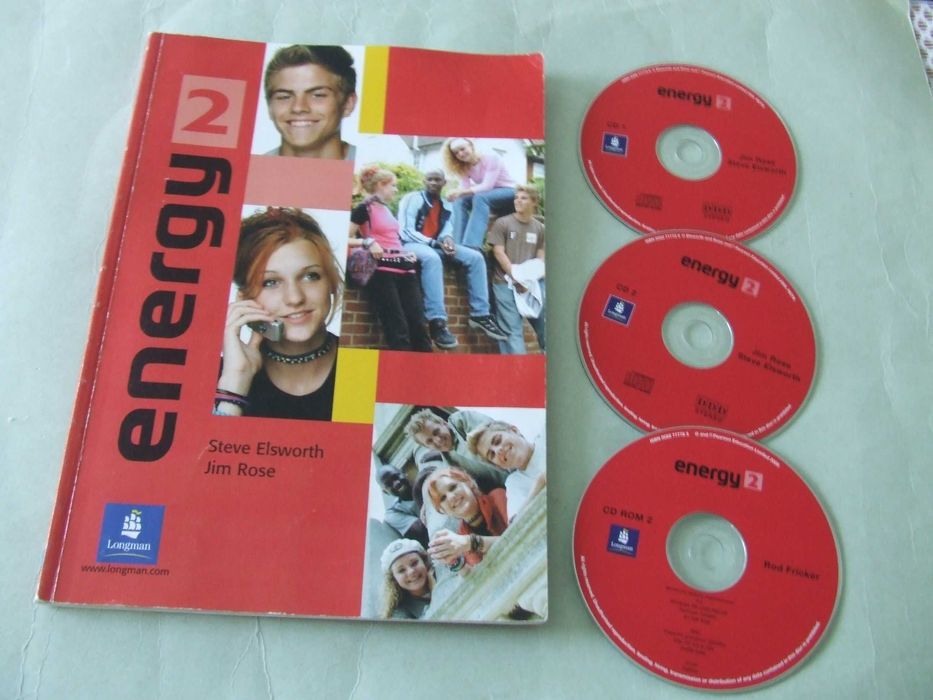 Język angielski energy 2 - Podręcznik + Ćwiczenia + 3 płyty CD