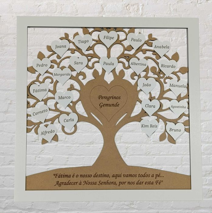 Arvore da vida personalizada (com base ou em quadro)
