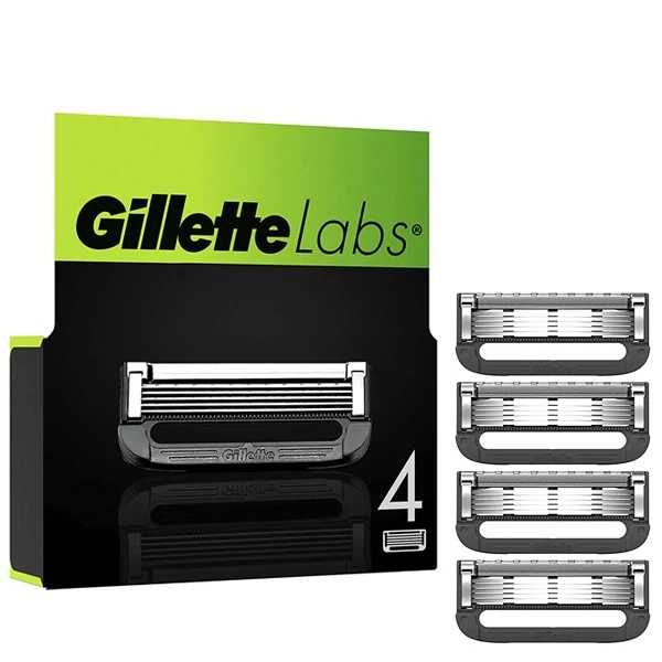 Gillette Labs Змінні касети для гоління 4 шт Нові!
