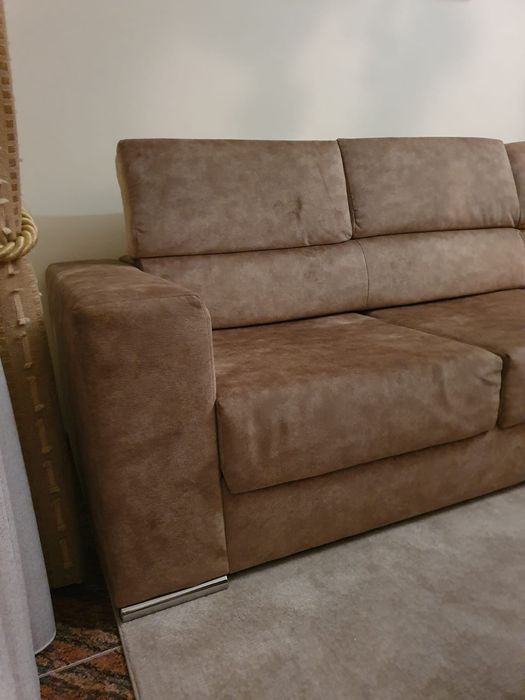 Sofá de canto extensível