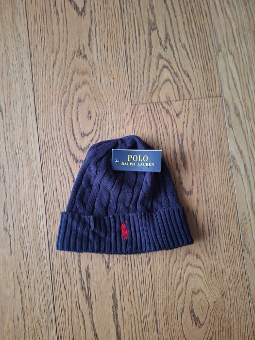 sweter i czapka Ralph lauren w zestawie