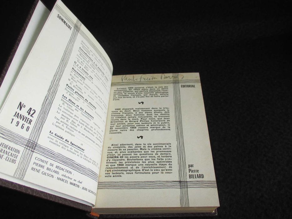 Livros Revista Cinéma Le Guide du Spectateur 1960 a 1966 Completo