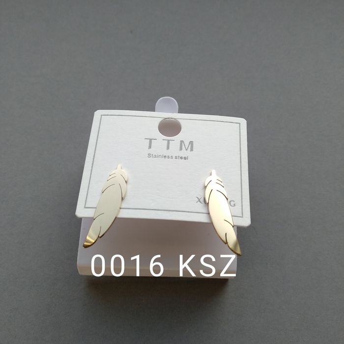 Kolczyki! Różne wzory! Stal Chirurgiczna pokryta złotem lub srebrem!