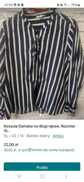 Koszula Damska. Rozmiar XL