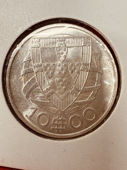 Moeda 10$ prata 1940 FDC