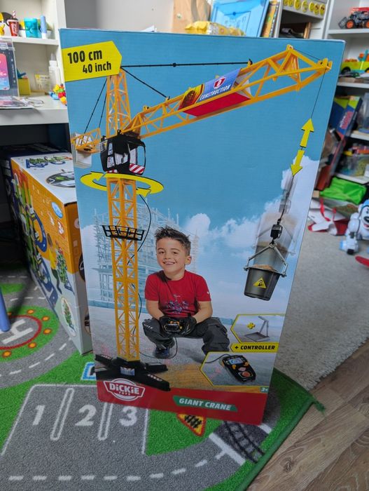 Dźwig sterowany na pilota Dickiem Tois