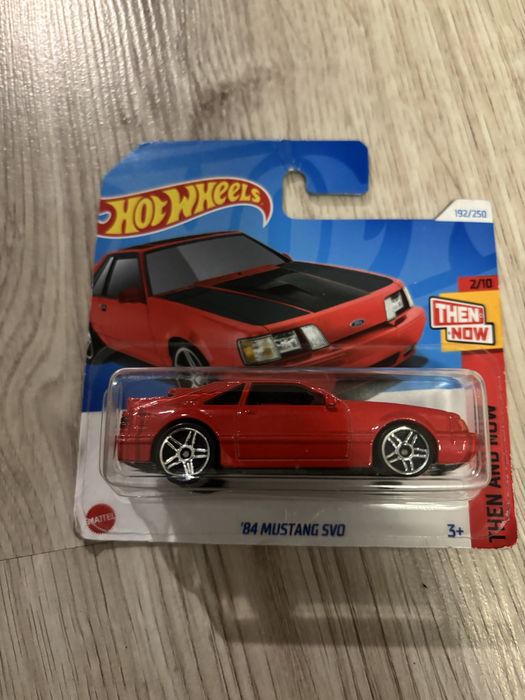 hot wheels 84 mustang svo ford then and now 192/250