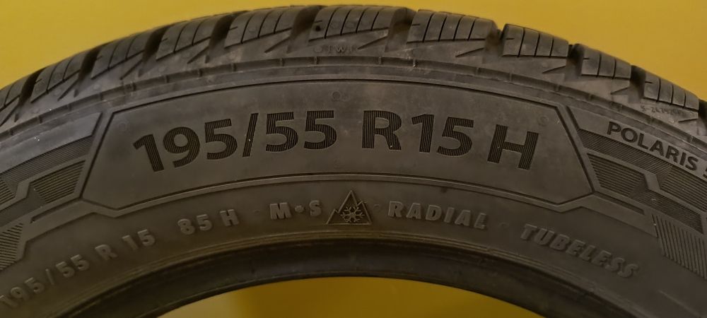 Opony zimowe Barum Polaris 5 195/55/R15 H  2 sztuki