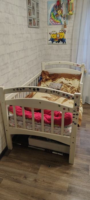 Детская кровать 160х70 с матрасом