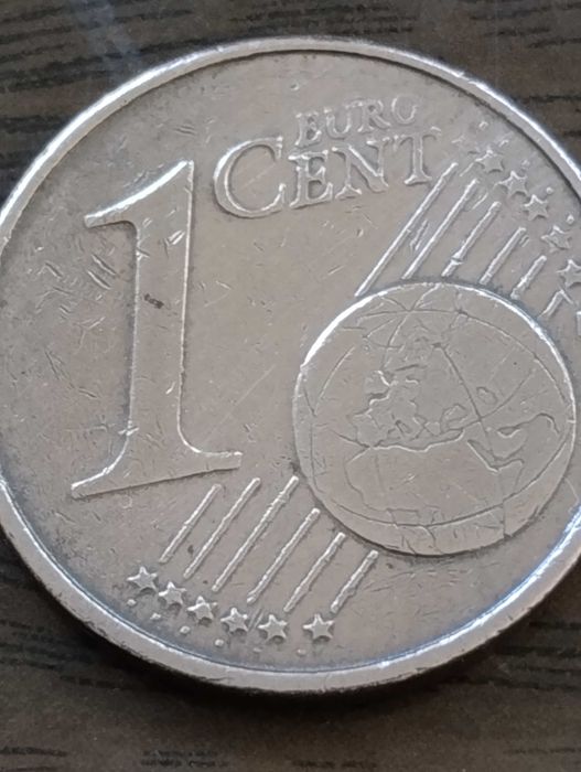 Moeda de 1 cêntimo de 2002 letra A da Alemanha