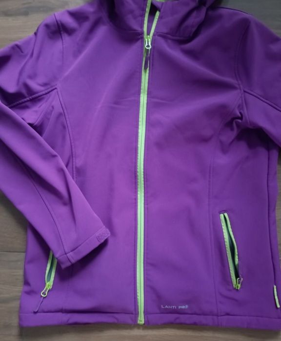 Damska kurtka typu Softshell nowa fioletowa SM Lahti