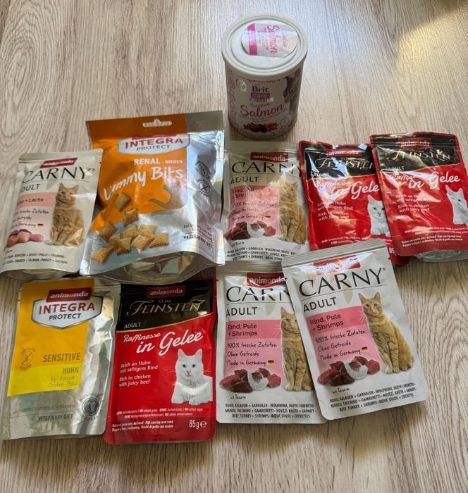 Zestaw Animonda + Brit Care i Integra – karmy i przysmaki dla kota

Ze