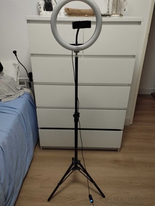 Ring light com luz