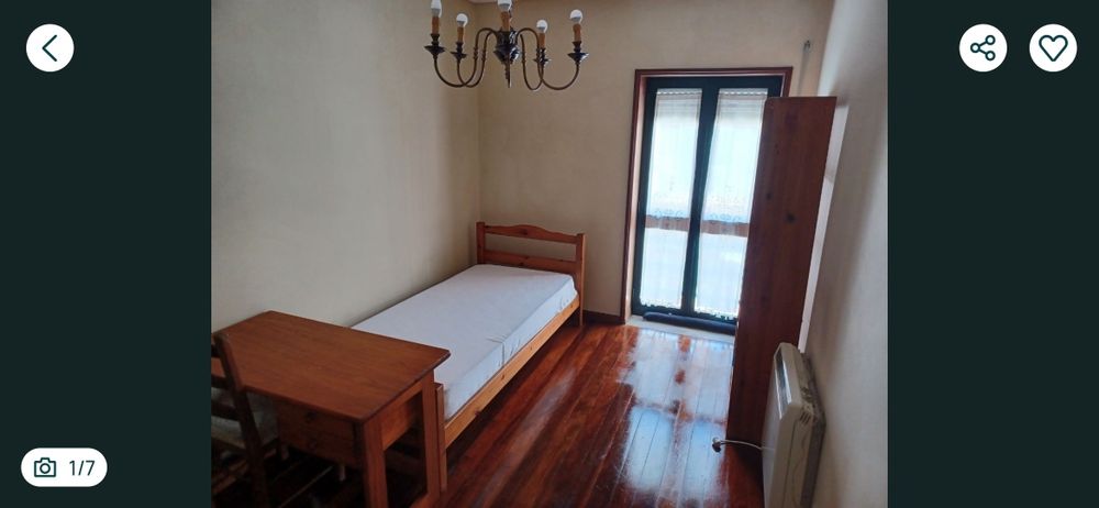Quarto Individual Estudantes Aveiro - Bairro do liceu
