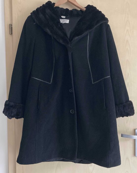 Elegancki płaszcz jesienno - zimowy marki Getex - jak nowy!