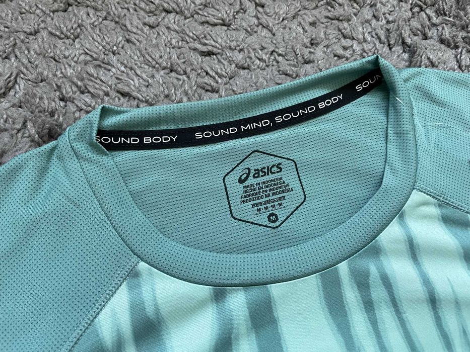 Męska koszulka do biegania ASICS Road All Over Print Top rozm. M