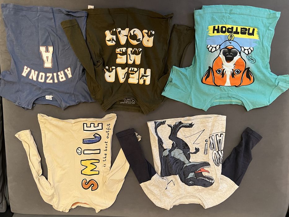 Пакет речей хлопчик 86-92р лонгслів, штани, костюм, футболка