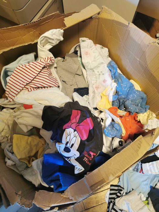 Paczka paka ubranek ubranka dla niemowlaka noworodka unisex