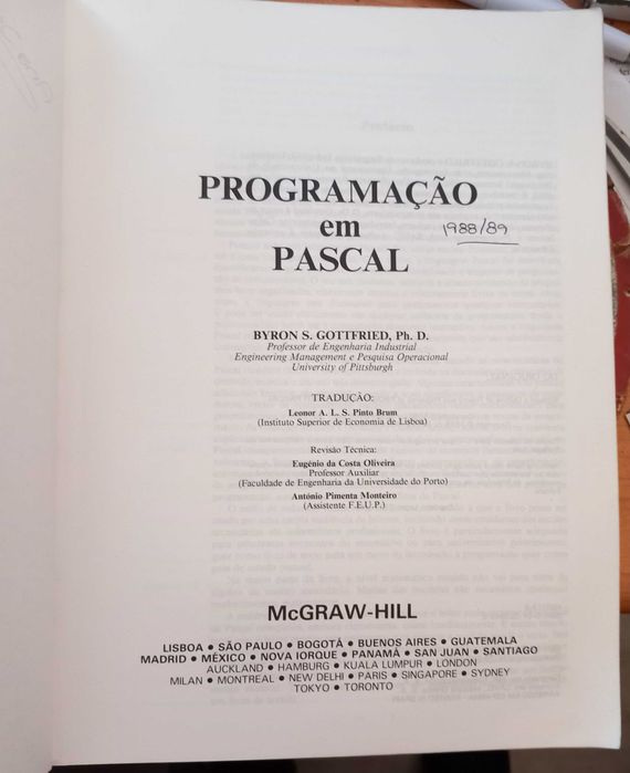 Pascal Programming by Byron S. Gottfried423104902858035201