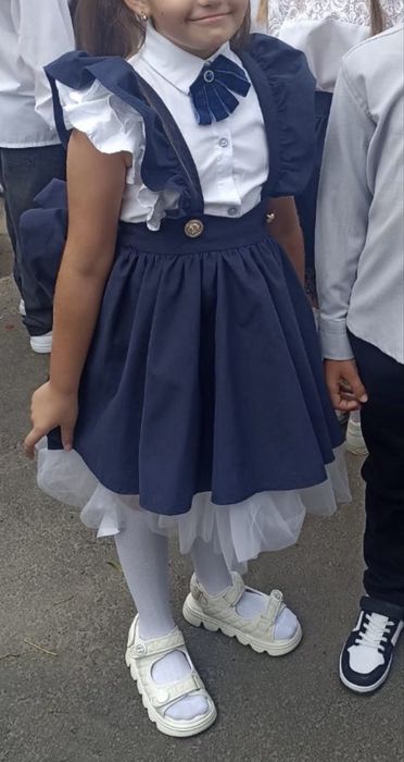 Шкільна форма, сарафан-трансформер