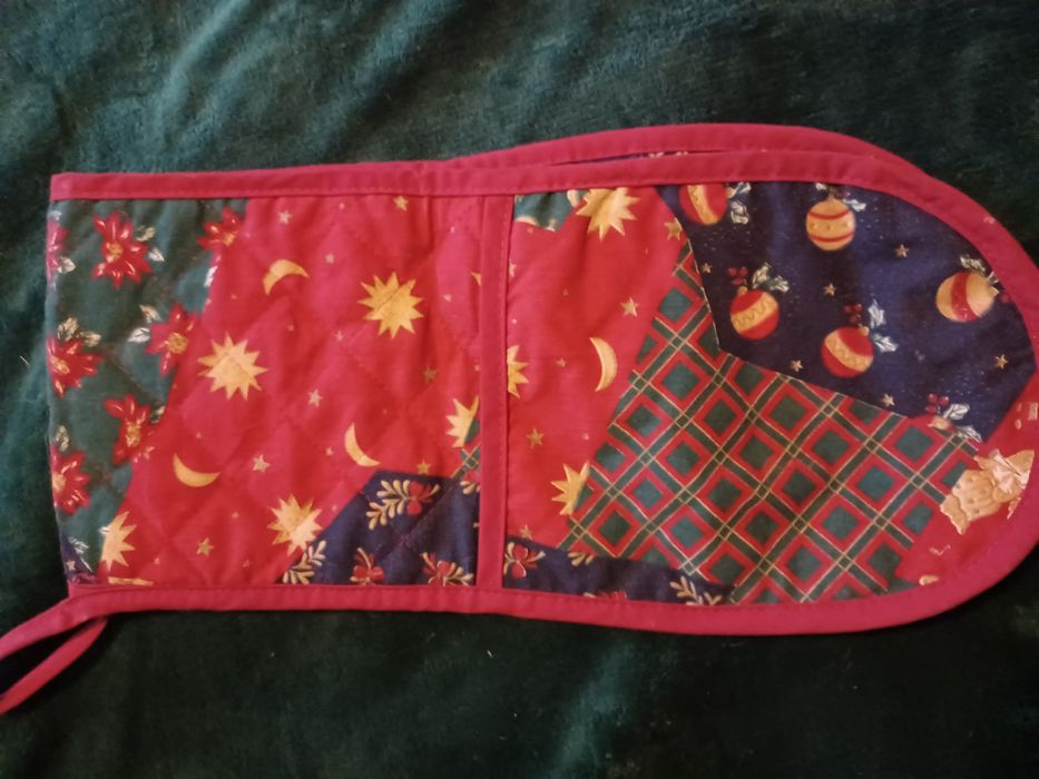 Pega de forno luva natalícia