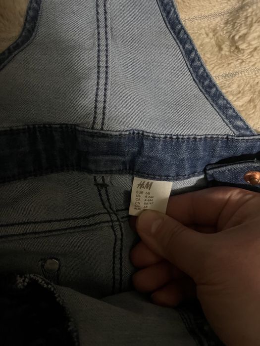 Комбінезон - шорти шорти джинсові H&M розмір 68 см