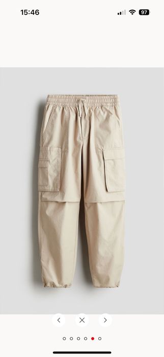 Spodnie cargo H&M rozm 170