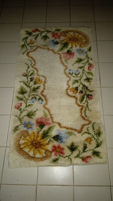 Tapete de chão floral