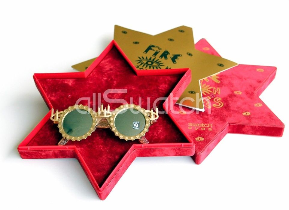 Óculos - Swatch Collectors Christmas Special Fire On Eyes