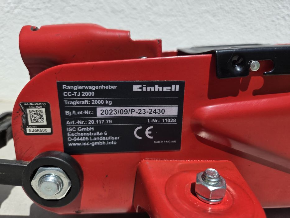 Macaco Hidráulico CC-TJ 2000 ref.2011779 EINHELL
