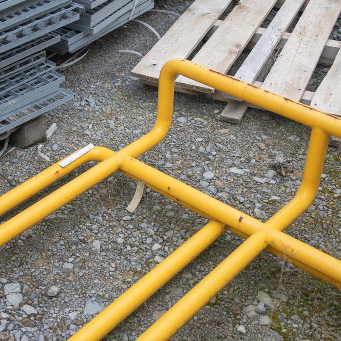 Bariery Ochronne -Solidna Konstrukcja Wytrzymałość- kolor żółty