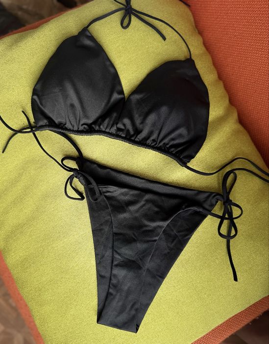 Купальник, чорный раздельный купальник