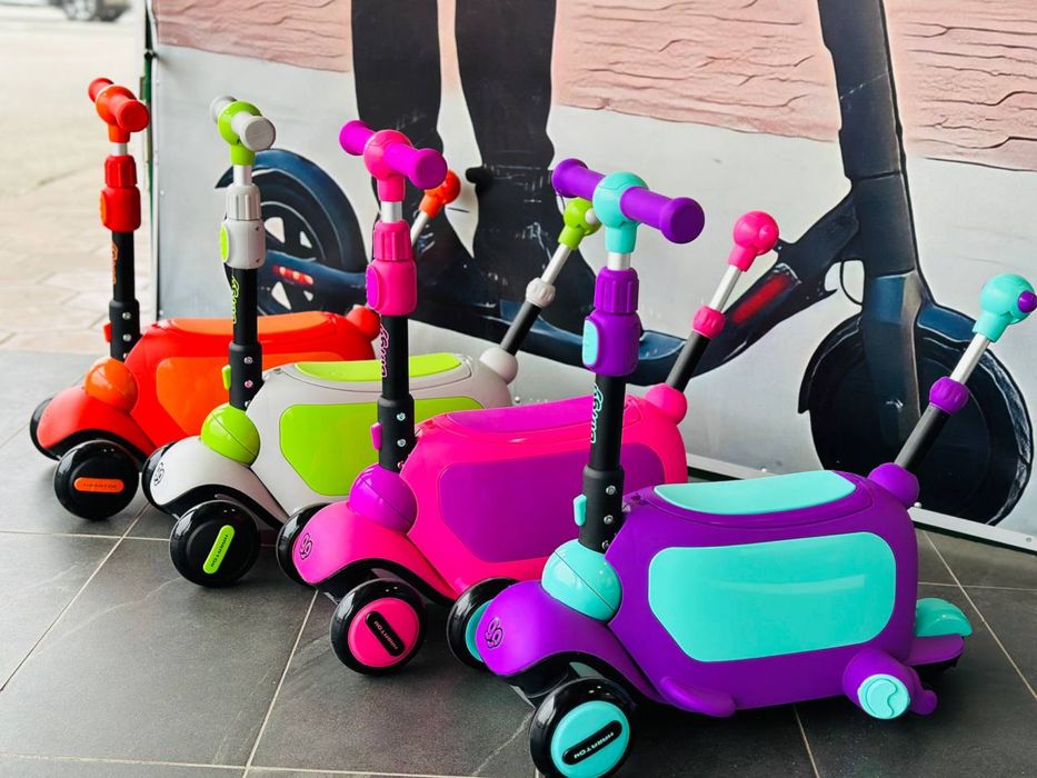 Самокат толокар 3 в 1 Maraton Bingo Super 3 самокат з сидінням