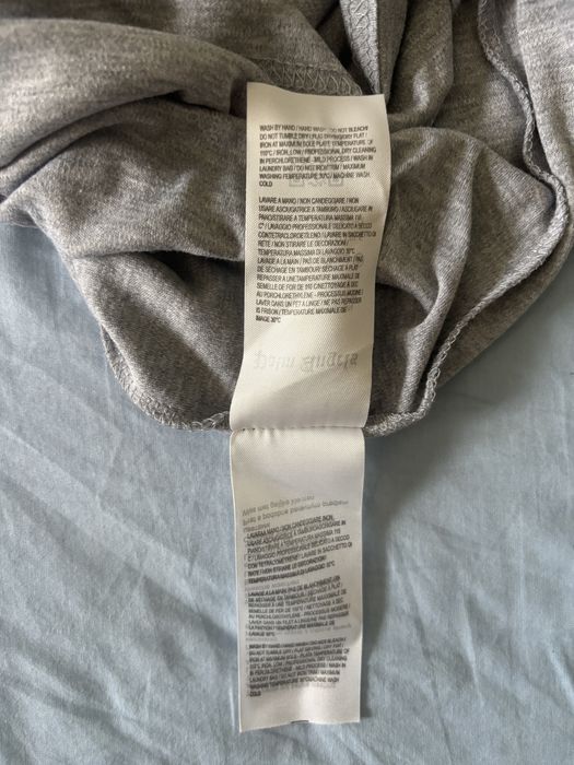 Szara koszulka t-shirt Palm Angels Classic Logo Oversize 6XL