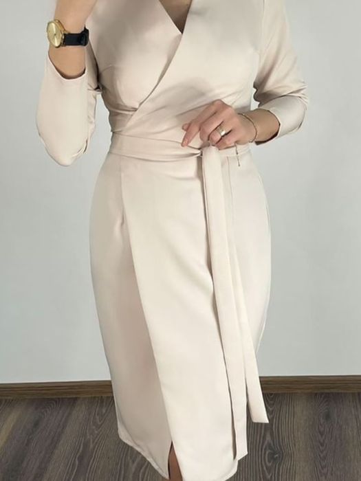 Нежное, Платье на запах.