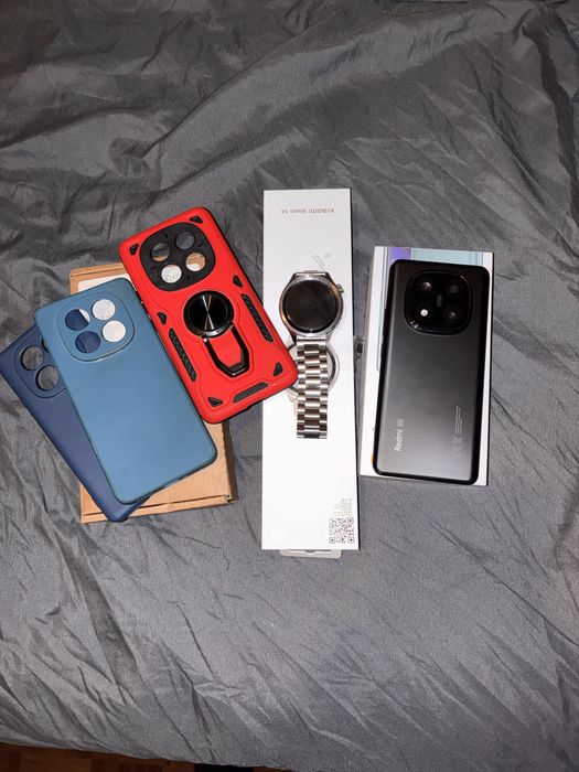 Vendo Redmi Note 14 Pro+ 5G + smartwatch Xiaomi S4 (47mm) em excelente estado.