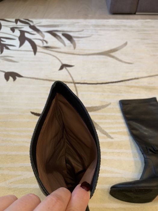 Сапоги кожаные