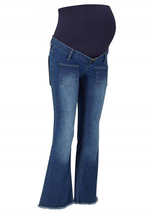B.P.C ciążowe jeansy bootcut 7/8 ^48