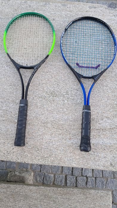 Raquetes squash dunlop e artengo