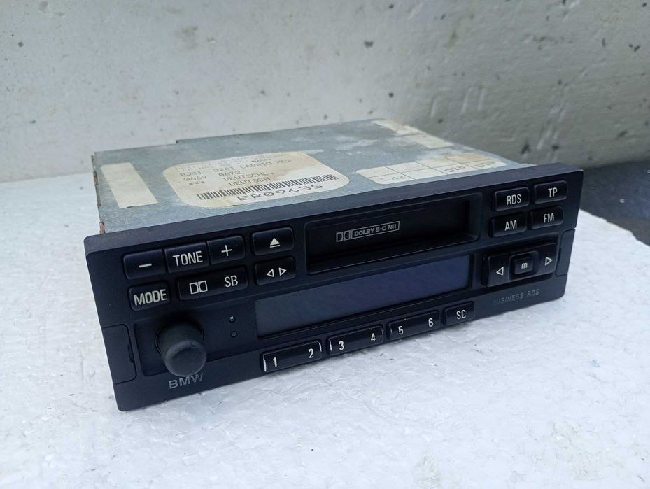 Radio na kasety BMW Business RDS ORI BMW E36 Z3 E34 E32 E31 E30 E24 + instrukcja + kod