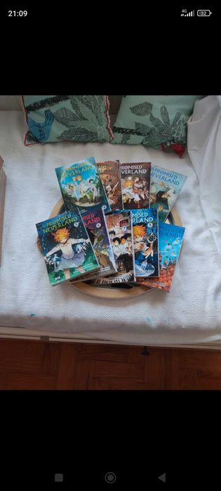 Manga Promised Neverland 1 ao 8 português