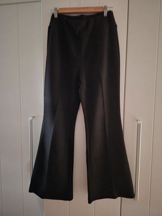 Szerokie spodnie damskie uni