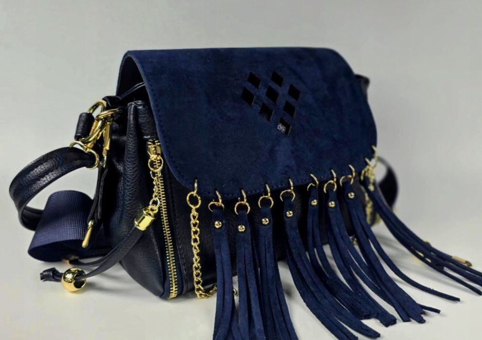 Massimo Contti zamszowa torebka