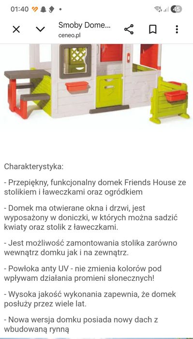 Domek ogrodowy SMOBY friends House