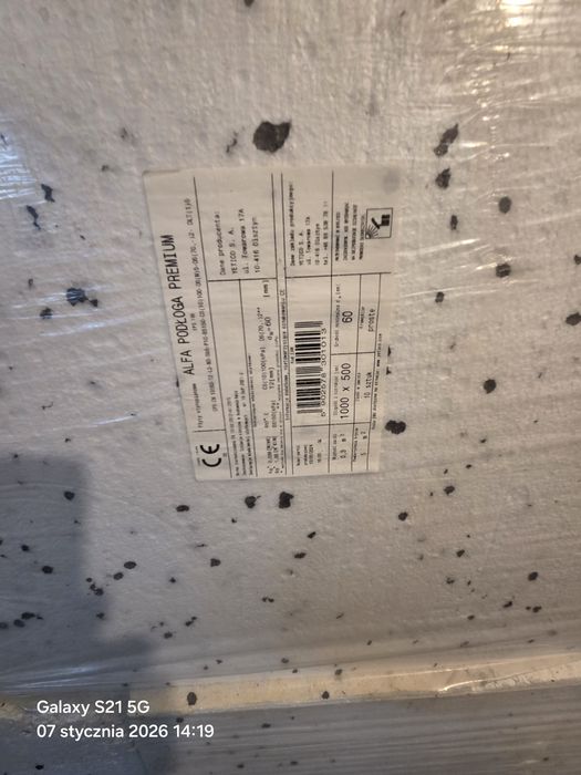 Styropian na podłogę gruby 6 cm  AlfaPodloga i alfa podłoga  Premium