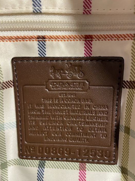 Mala Coach edicao limitada