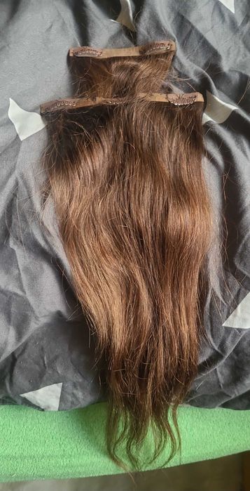 Foxt locks włosy 100% naturalne premium bezszwowe clip in