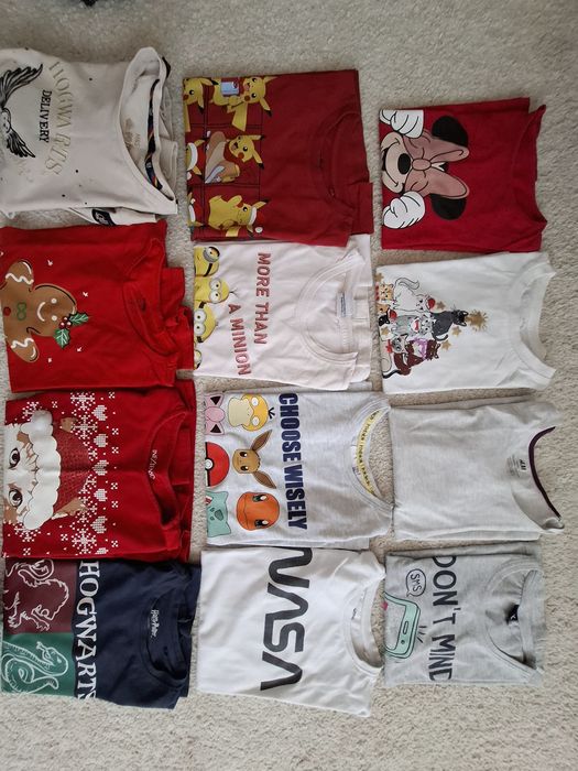 Paka ubrań rozmiar 134