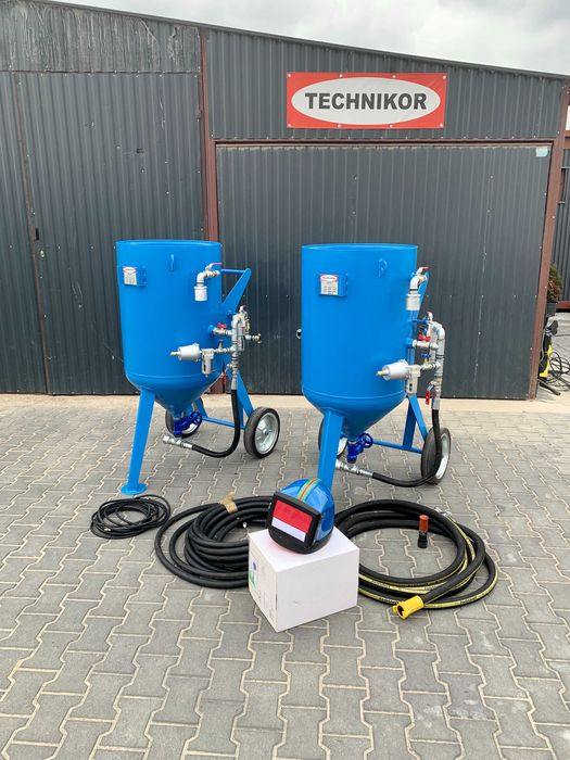 PIASKARKA 200 litrów zestaw do piaskowania ,oczyszczarka